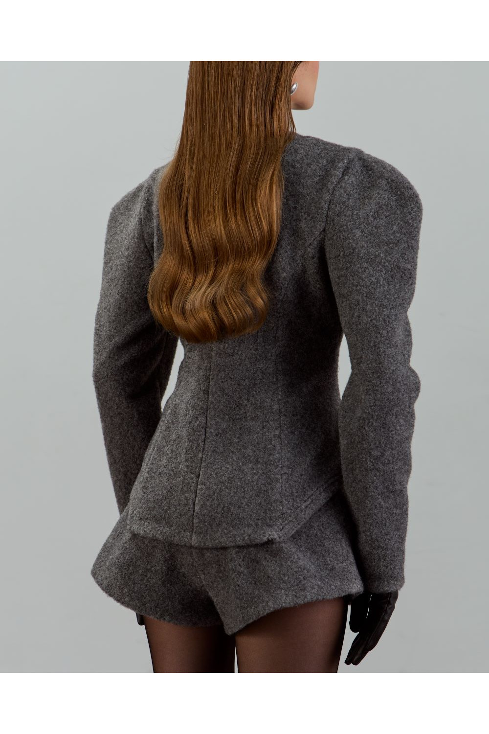 Cashmere women’s suit, graphite