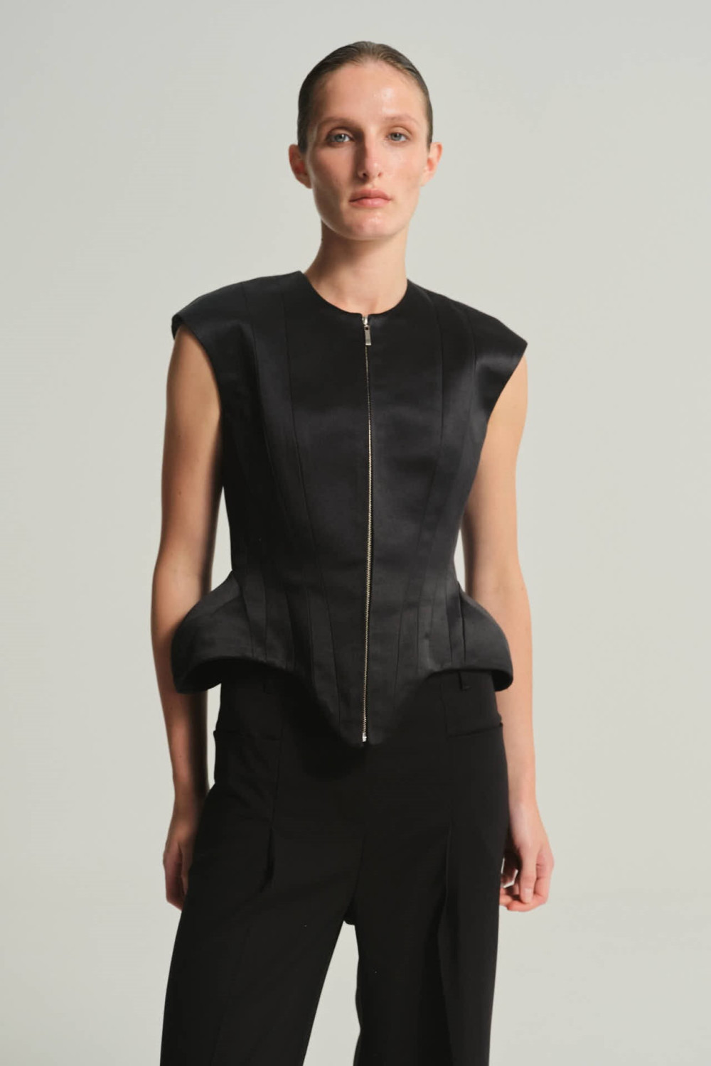 La Corsaire women’s corset top, black