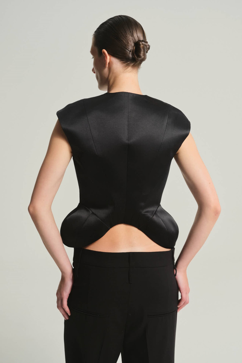 La Corsaire women’s corset top, black