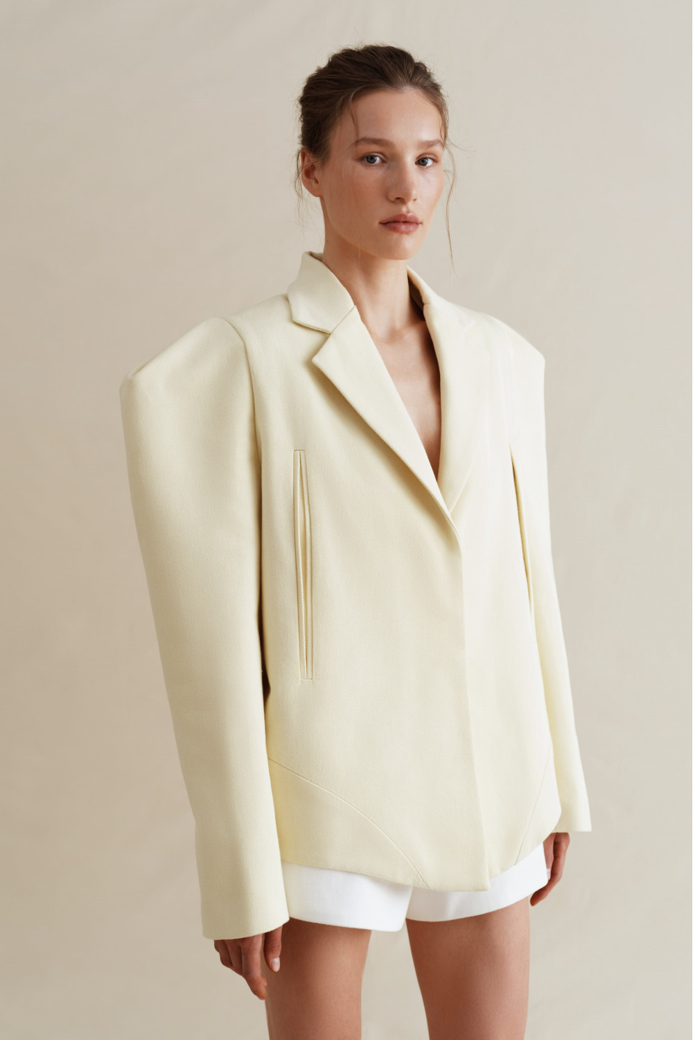Denim Jacket CAPE women, lemon
