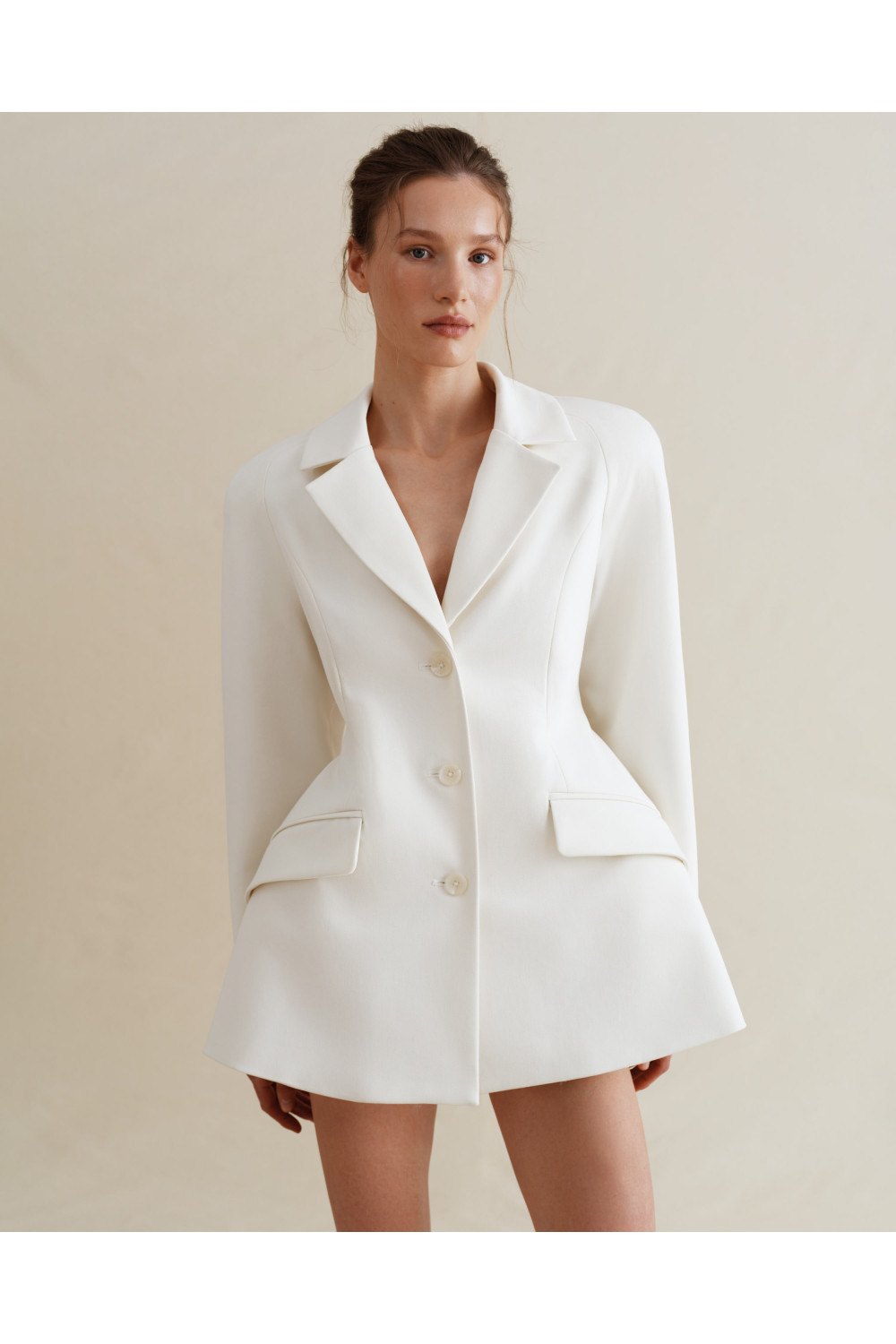 E'TUDE Women's Blazer, Ivory