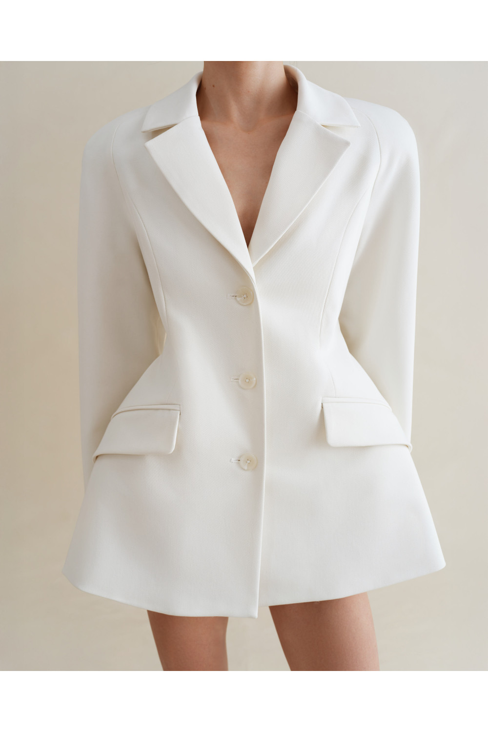 E'TUDE Women's Blazer, Ivory