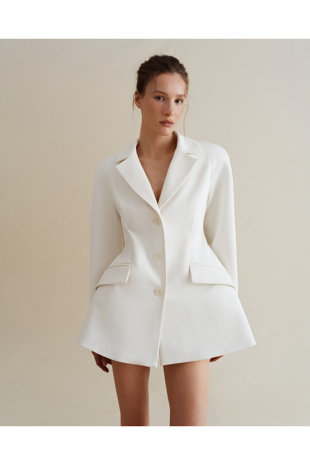 E'TUDE Women's Blazer, Ivory