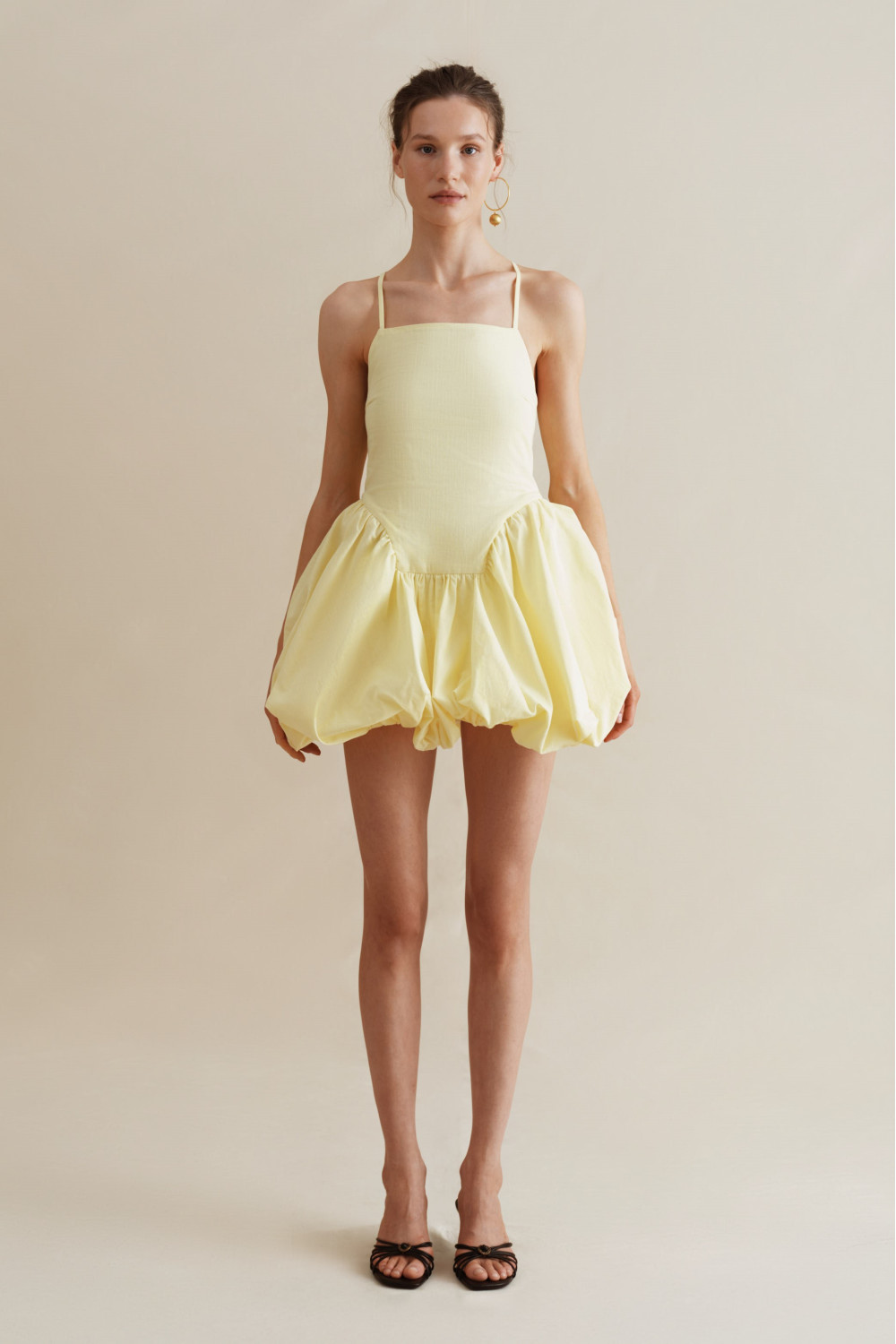 Le Bubble dress women, lemon