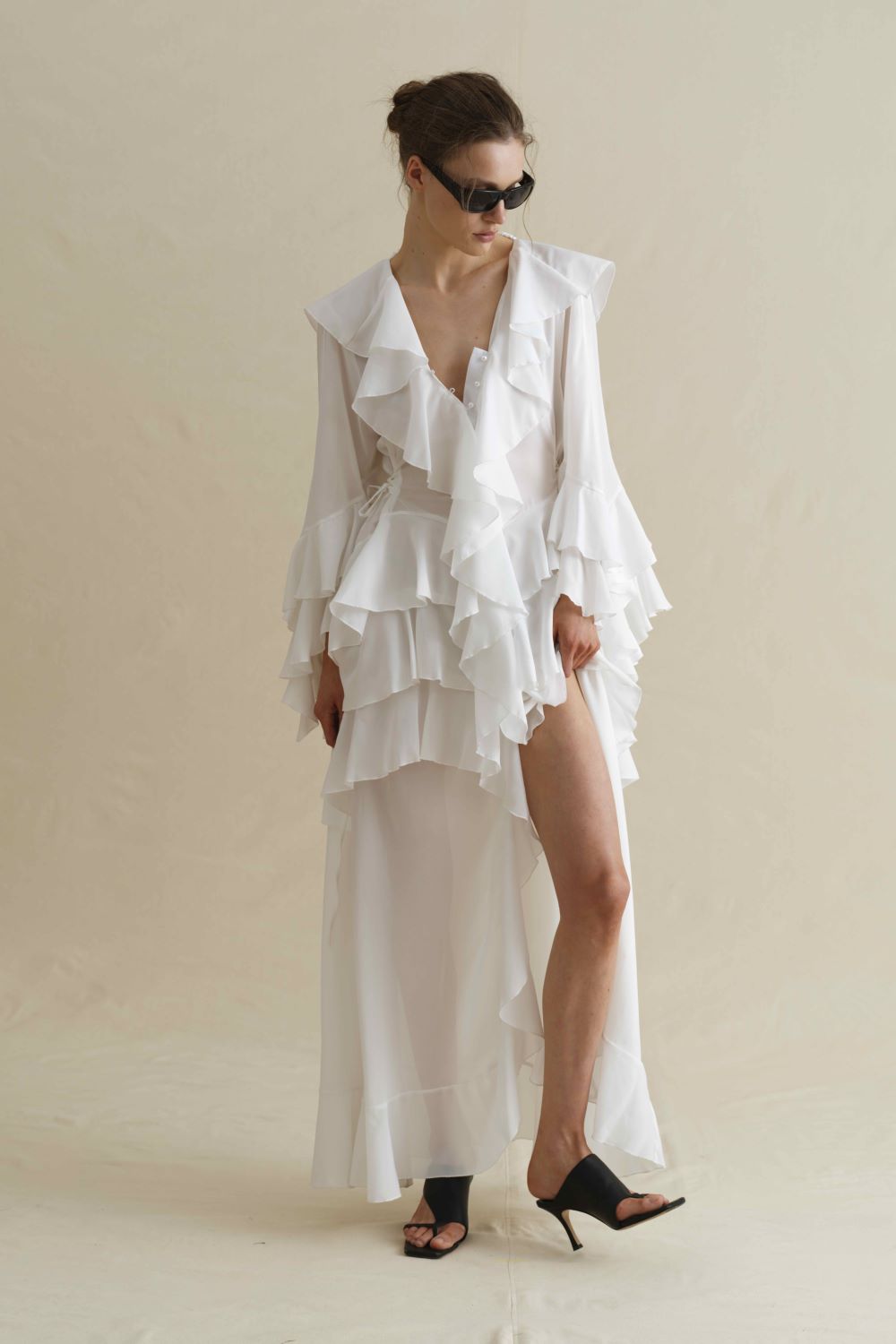 Rio dress-blouse women, white