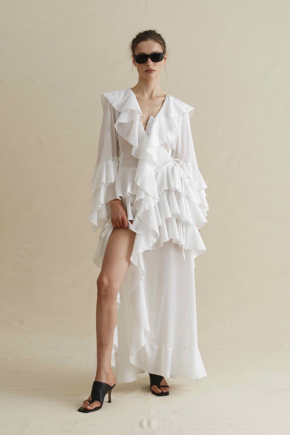 Rio dress-blouse women, white