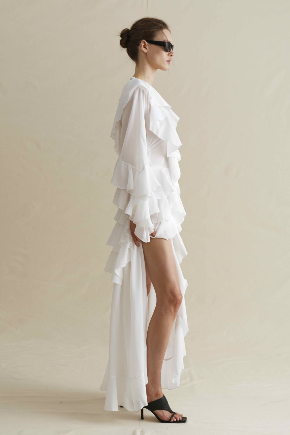 Rio dress-blouse women, white