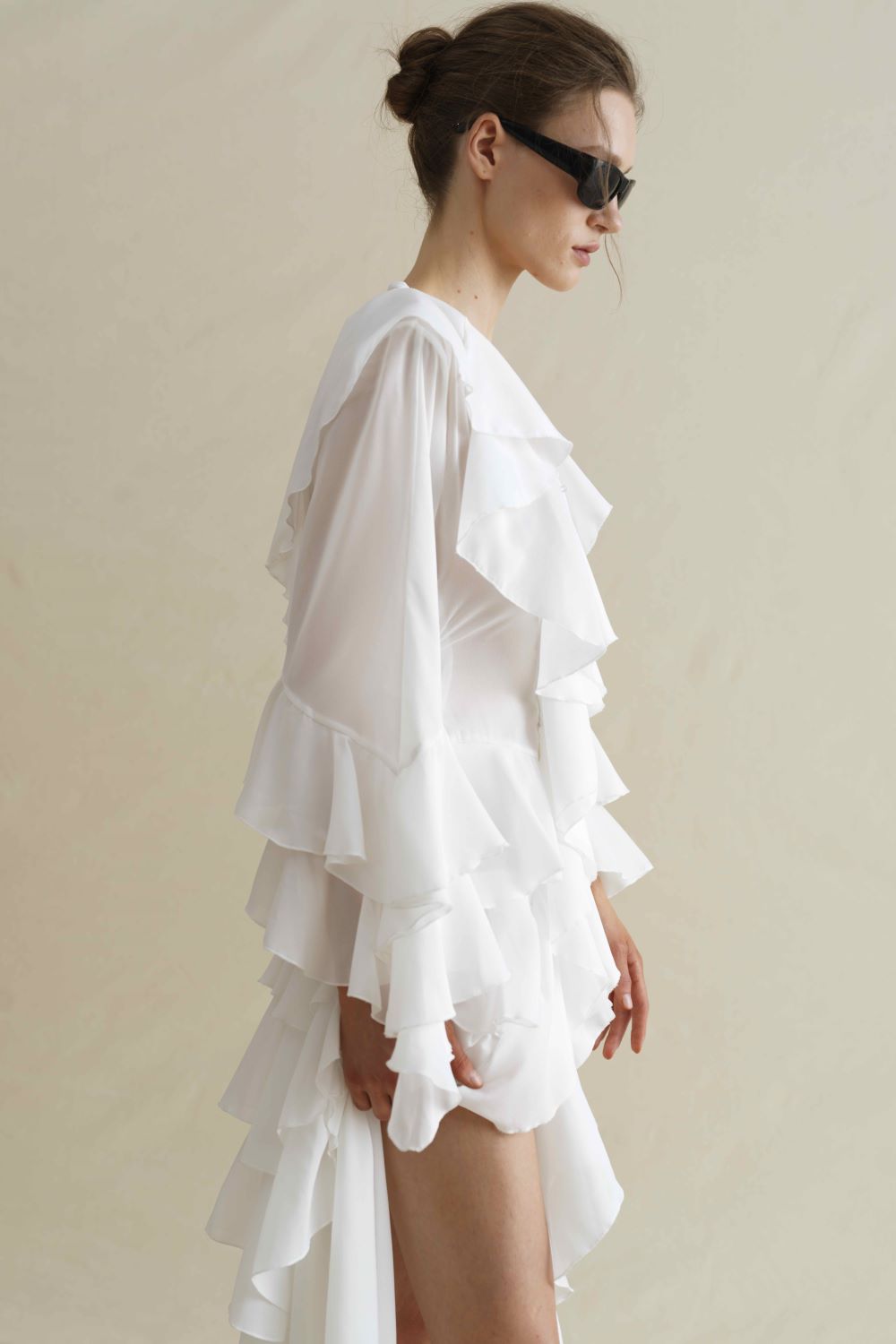 Rio dress-blouse women, white