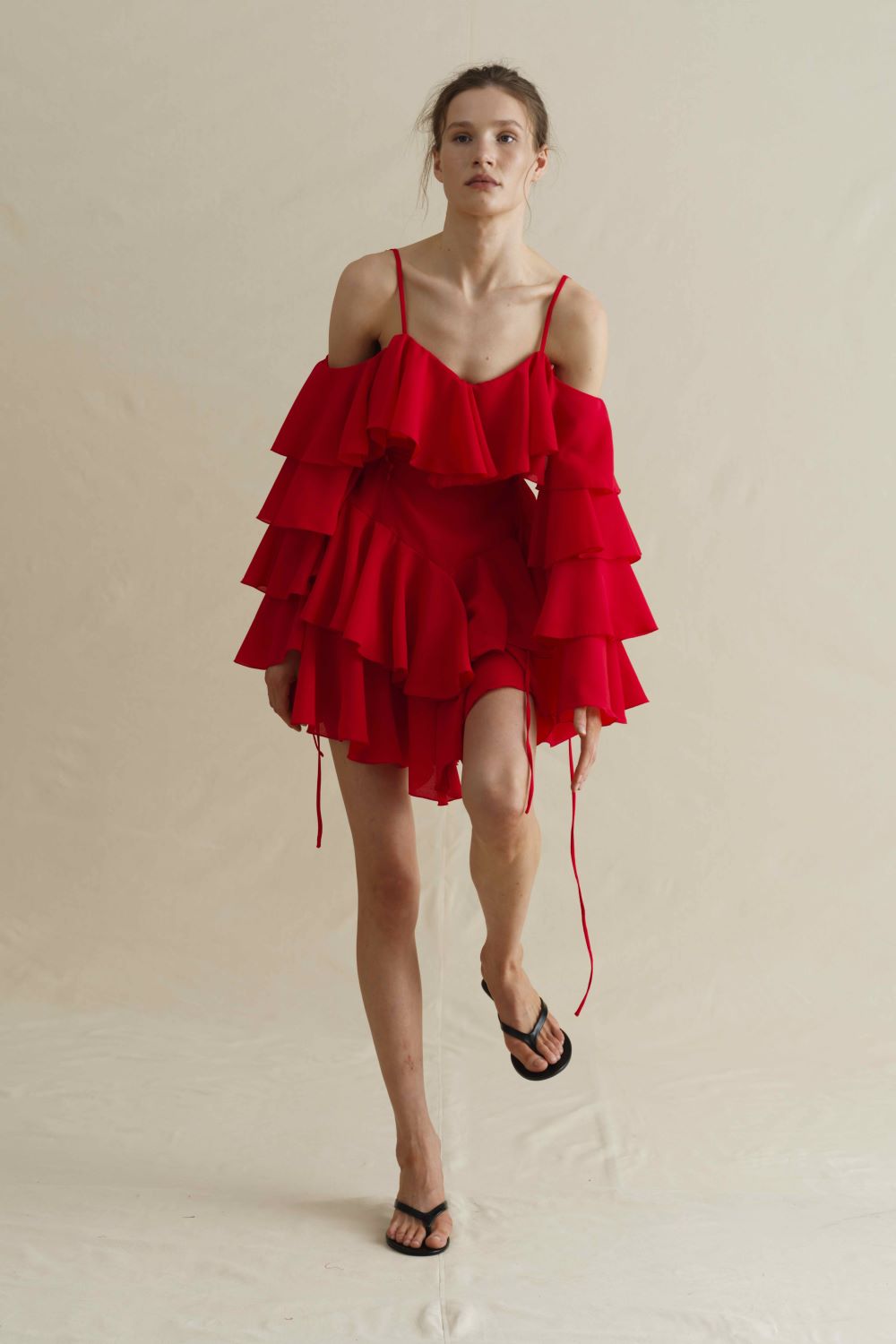 Kamilla dress women, red