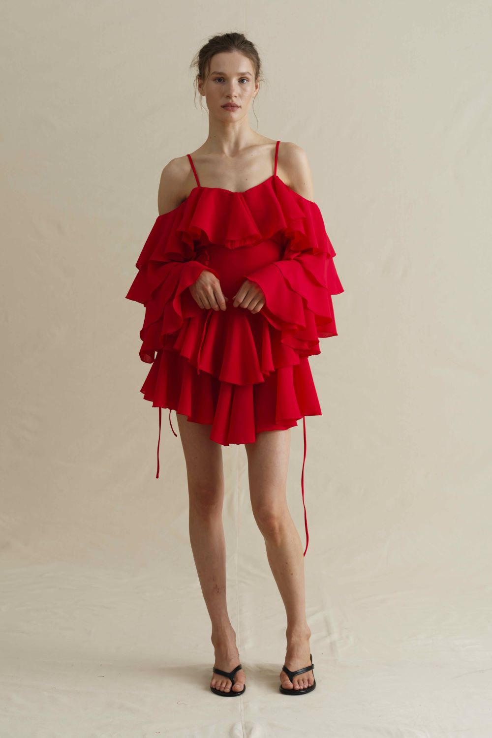 Kamilla dress women, red