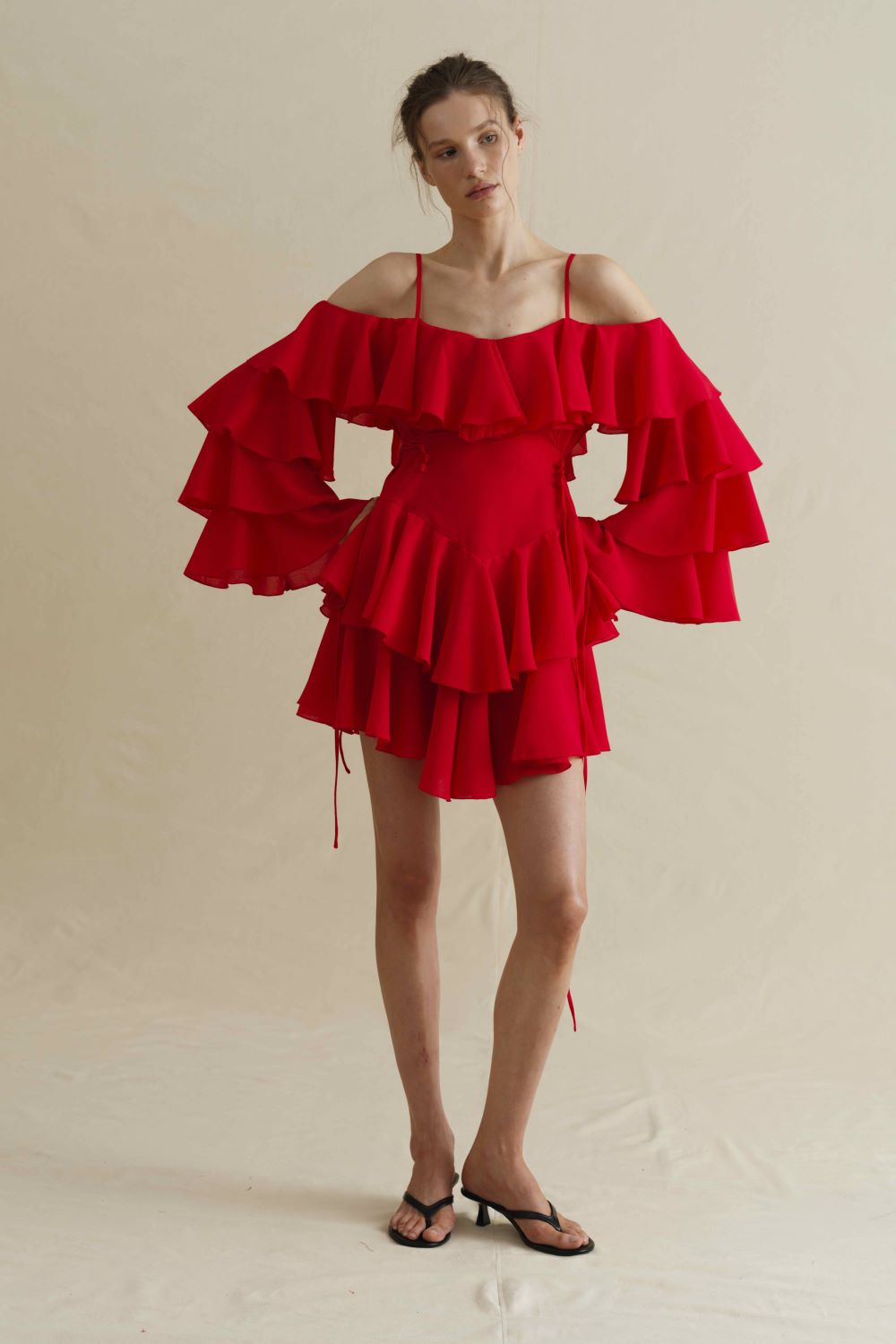 Kamilla dress women, red