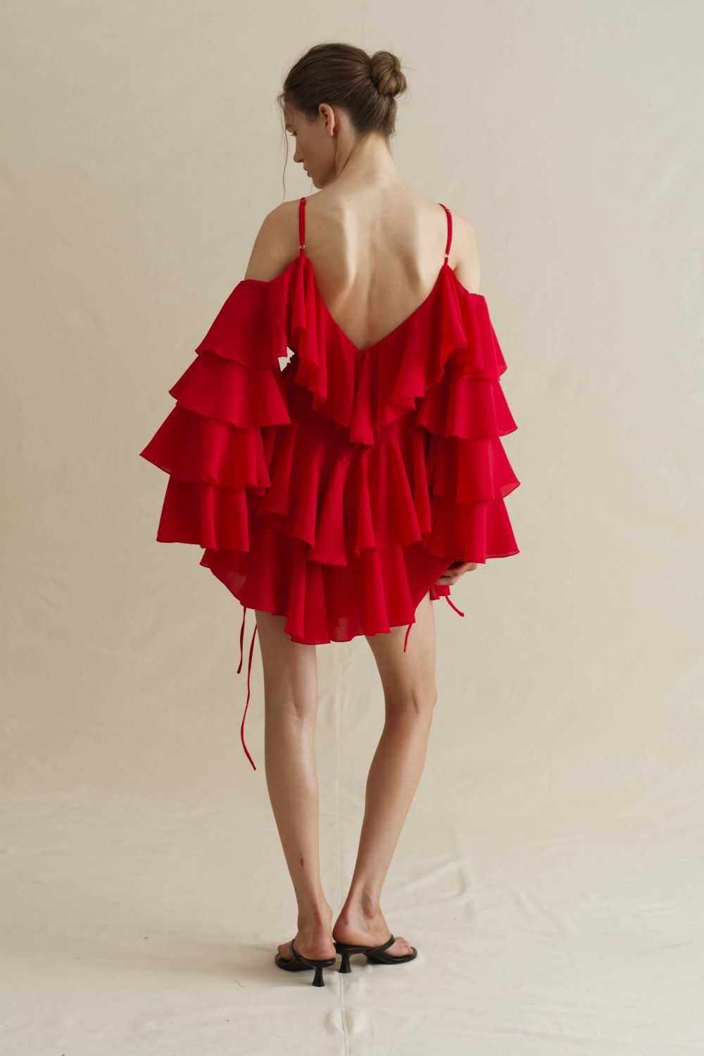 Kamilla dress women, red