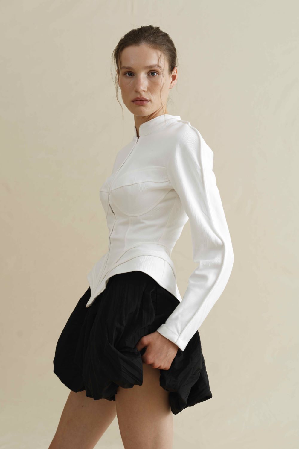 Felicity jacket women, milk