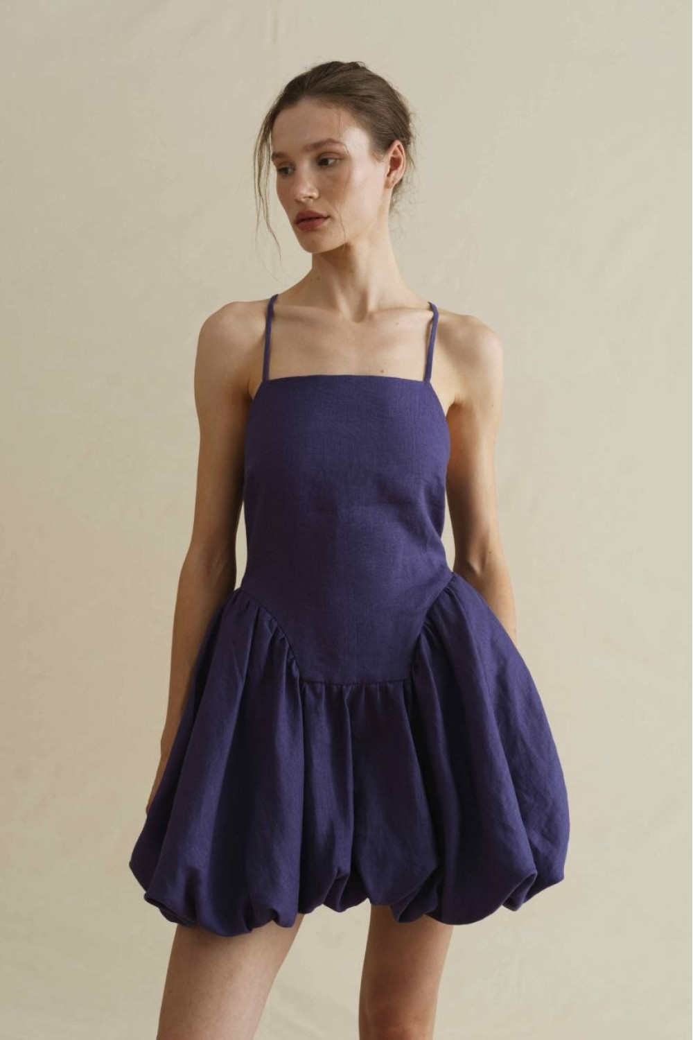 Le Bubble women’s dress, purple