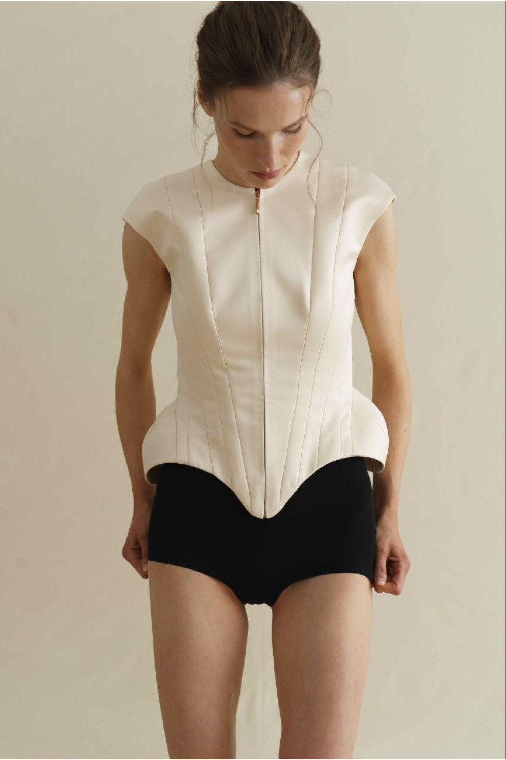 La Corsaire corset top women, beige