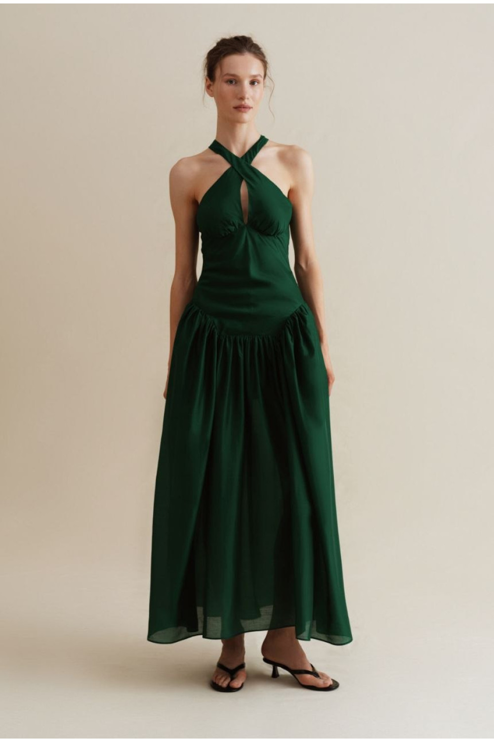 Volume Women's Green Dress