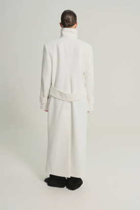 COAT 01 women’s coat, white