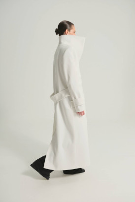 COAT 01 women’s coat, white