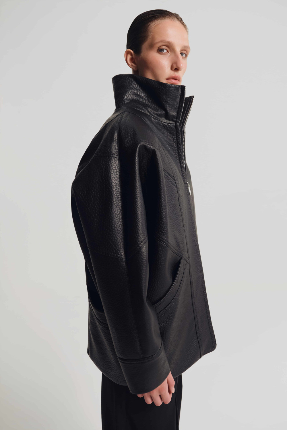 CRUSH BOMBER women’s bomber jacket, black