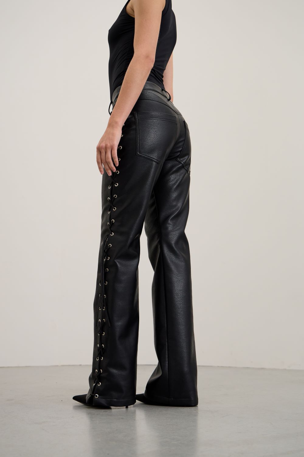 LINK PANTS women’s trousers, black
