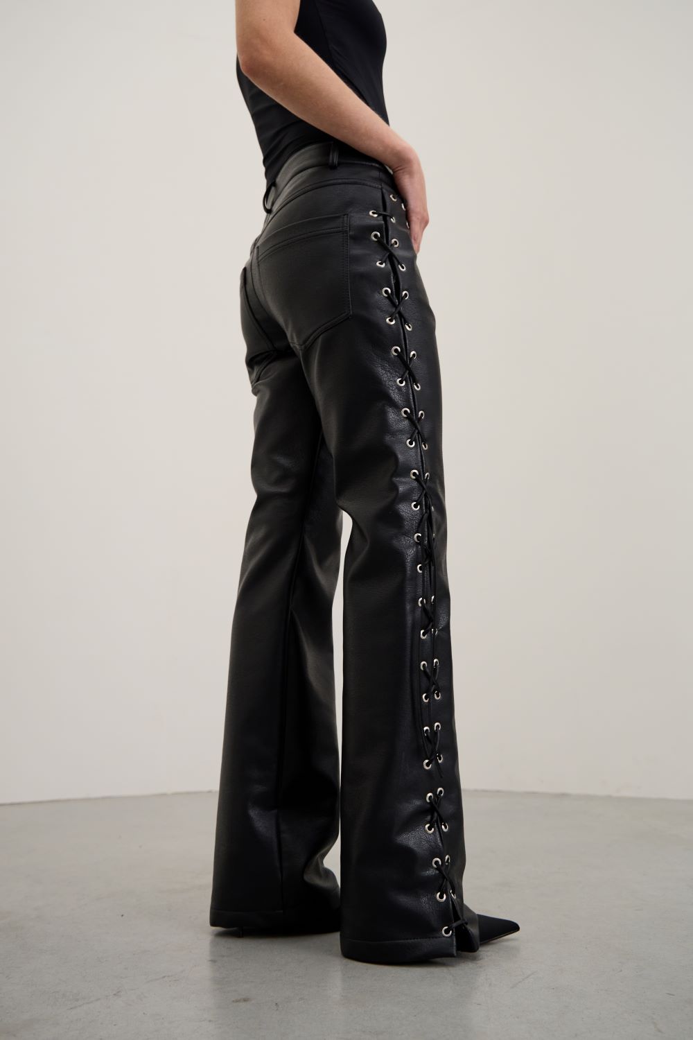 LINK PANTS women’s trousers, black