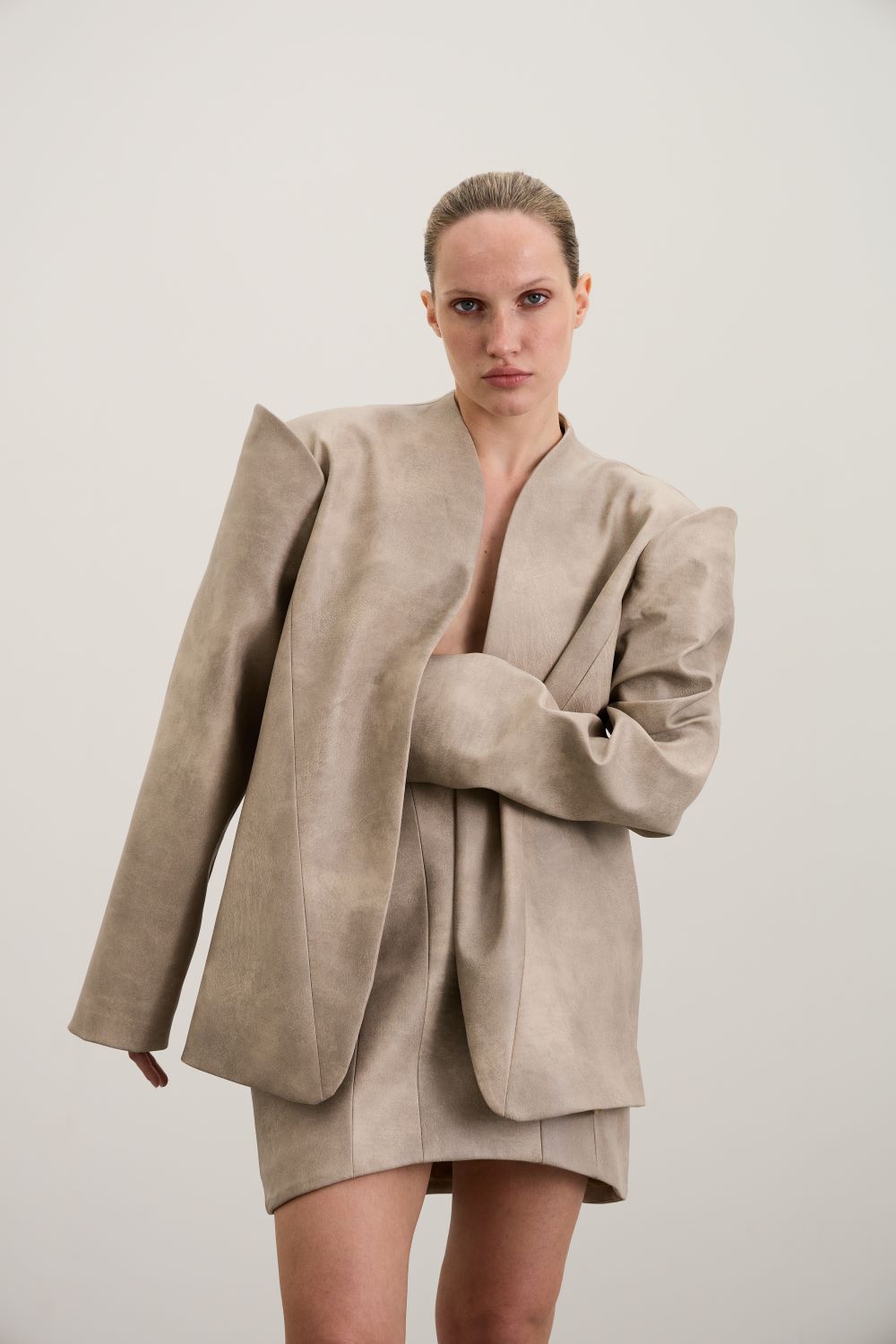 PUF women’s jacket, vintage beige