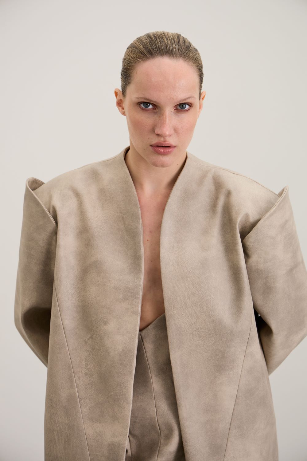 PUF women’s jacket, vintage beige