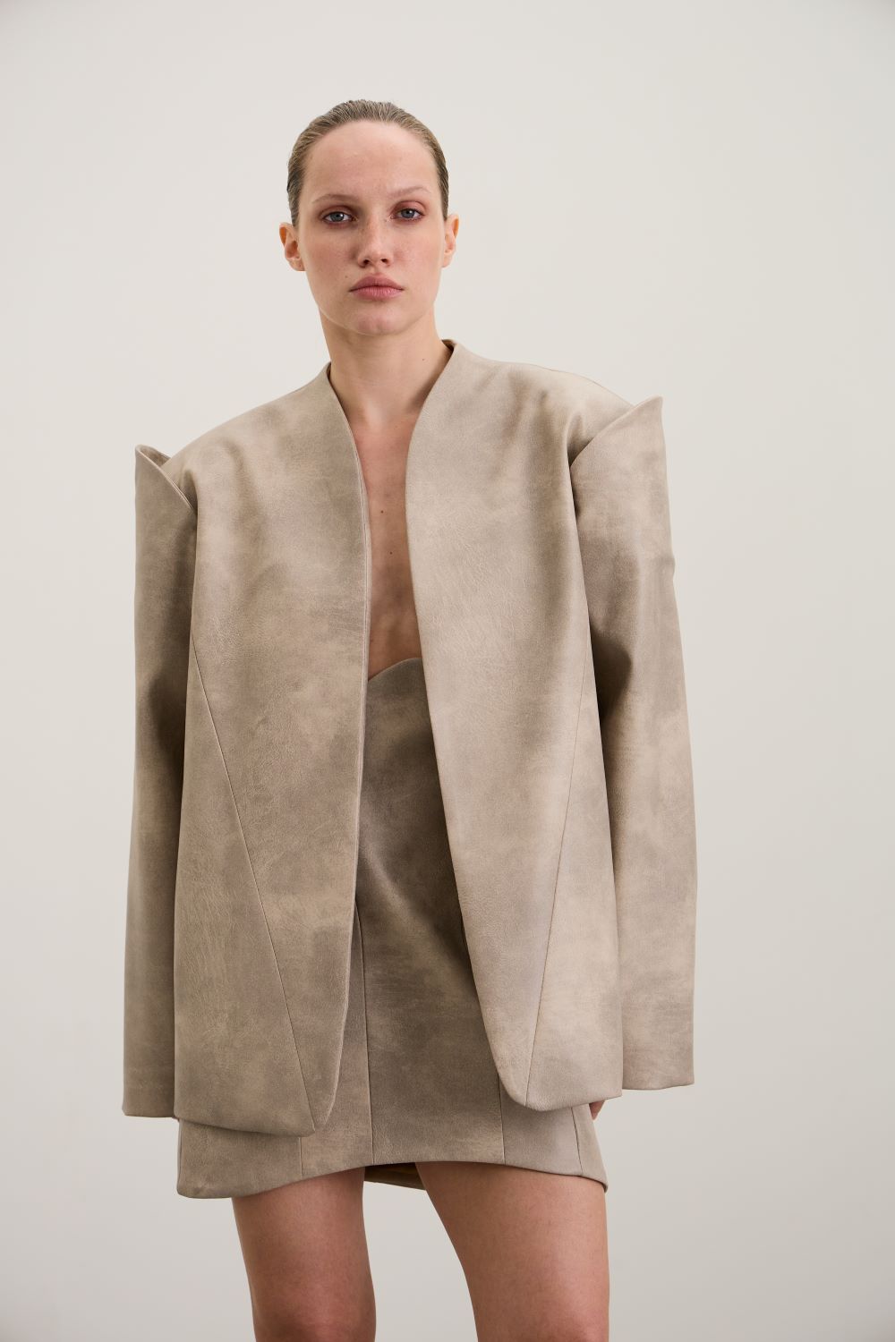 PUF women’s jacket, vintage beige