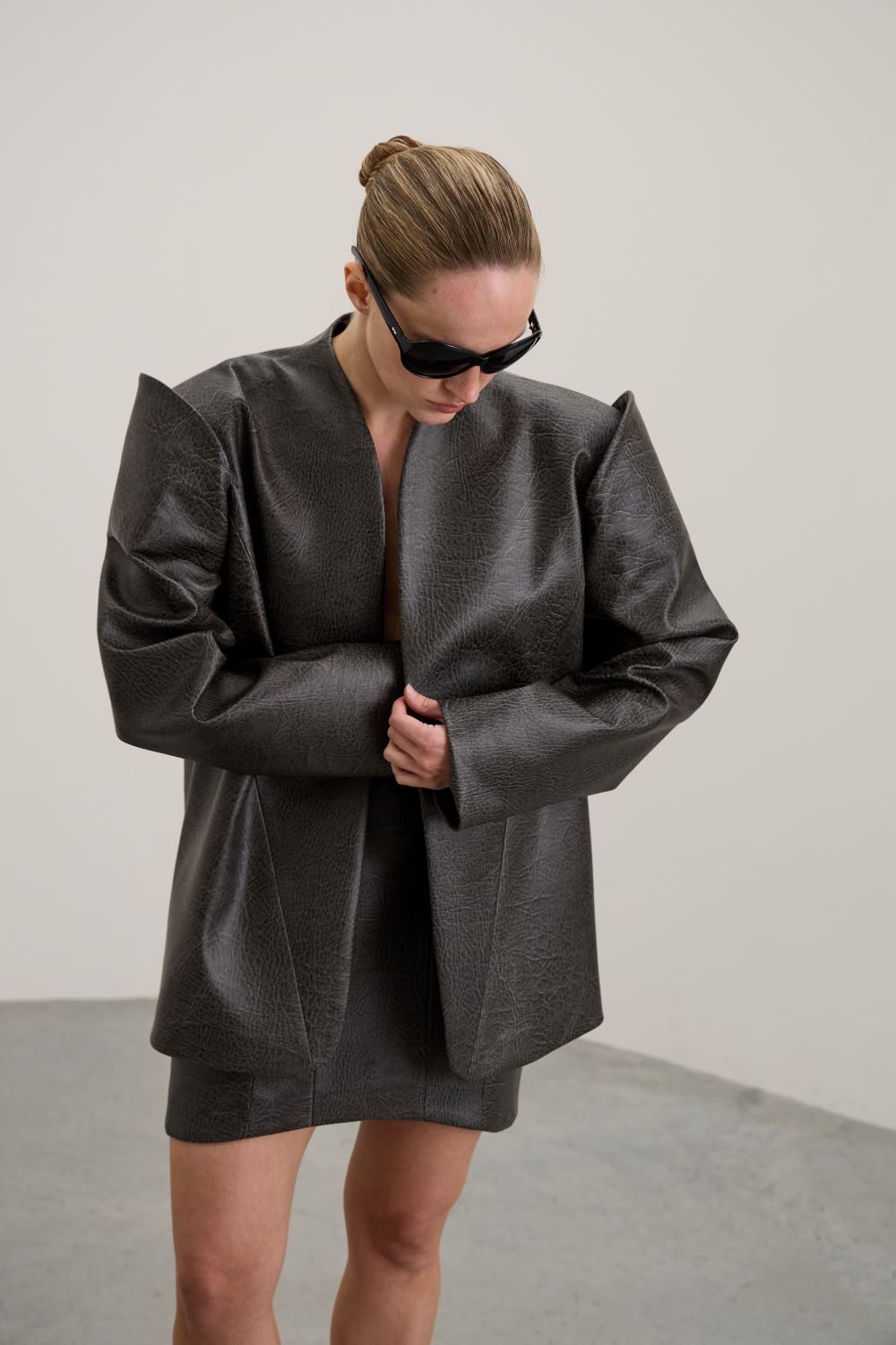 PUF women’s jacket, vintage graphite