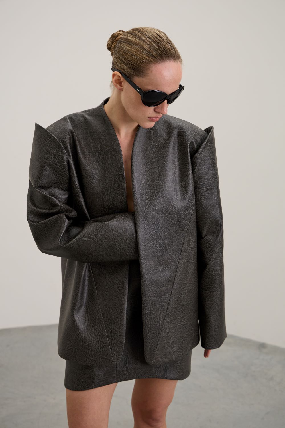 PUF women’s jacket, vintage graphite