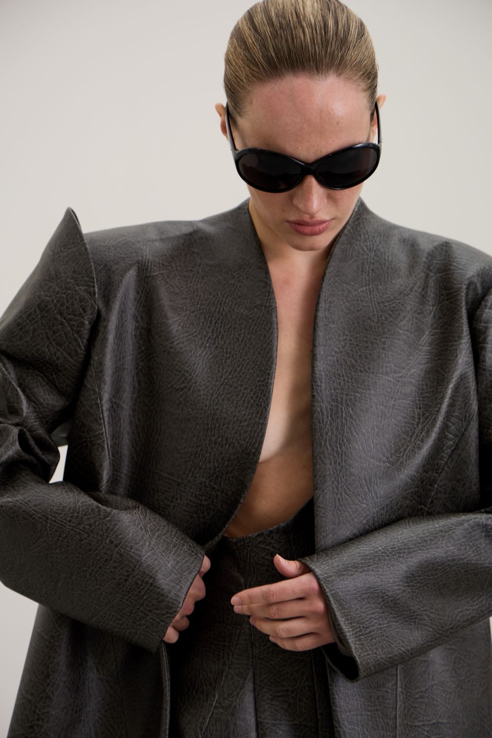PUF women’s jacket, vintage graphite