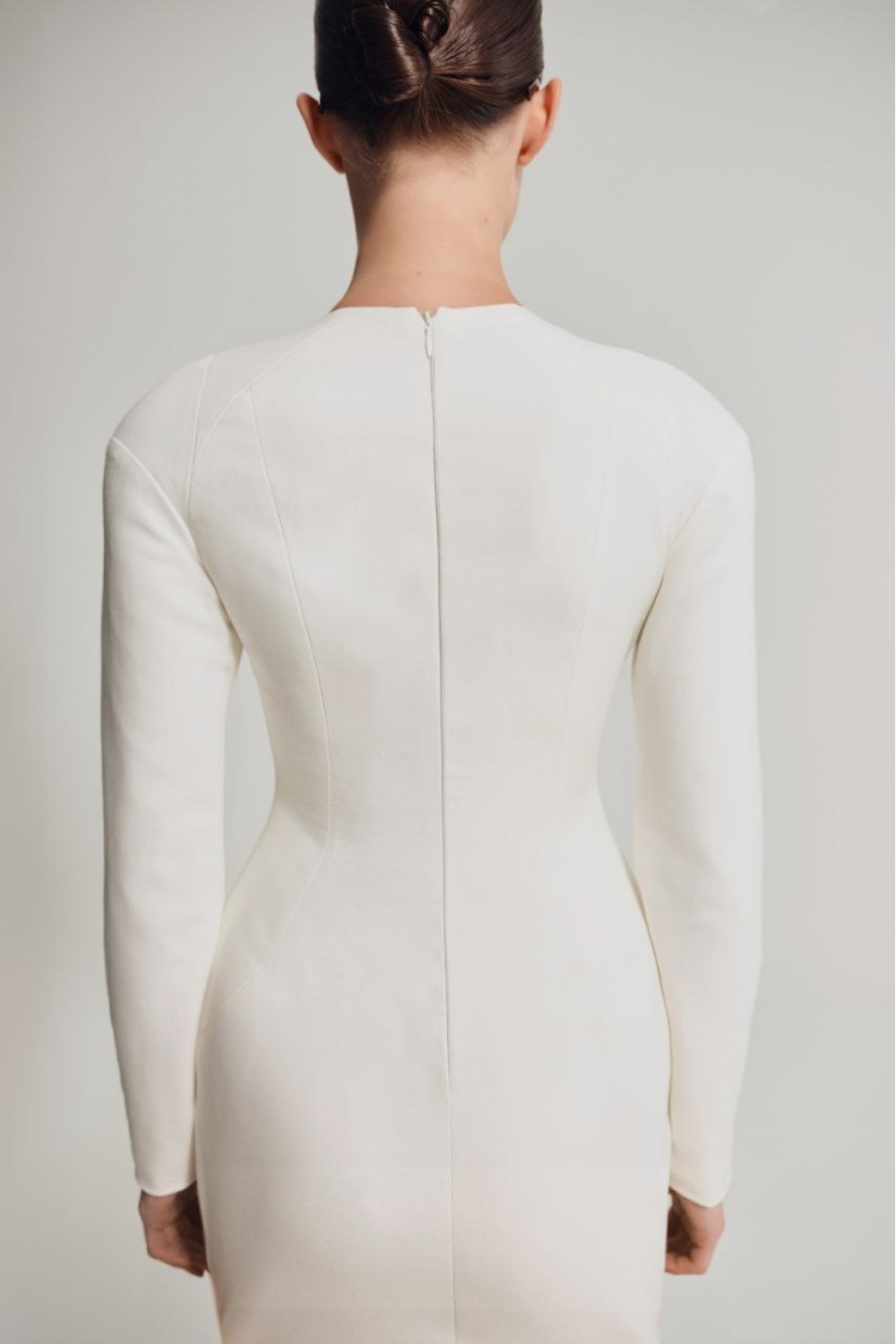 OUTLINE DRESS women’s dress, white