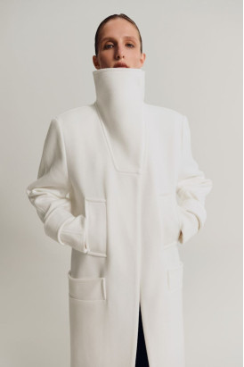 COAT 01 women’s coat, white